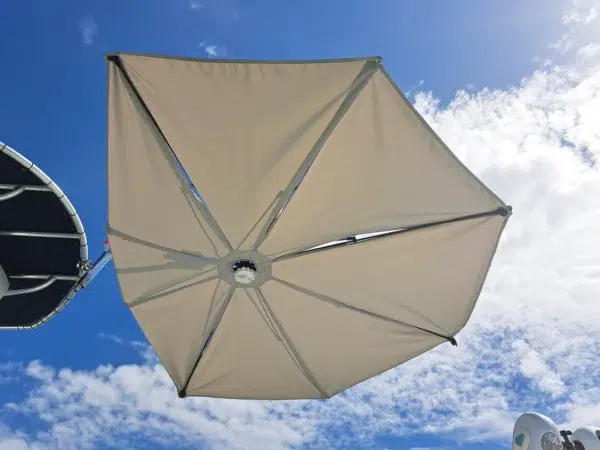 Rocket Shade on Boat